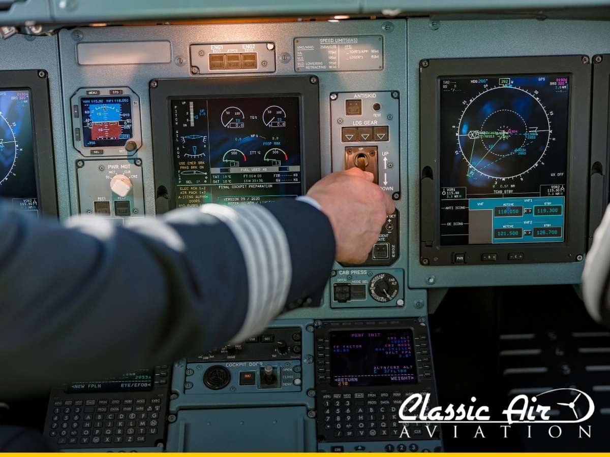 A pilot with his instrument rating